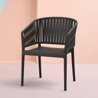 Portofino Armchair Black ISP212-BLA - 8