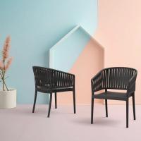 Portofino Armchair Black ISP212-BLA - 9