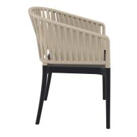 Portofino Armchair Black ISP212-BLA - 12