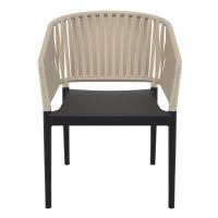 Portofino Armchair Black ISP212-BLA - 13