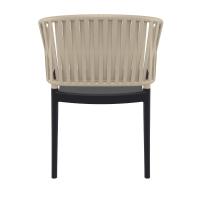 Portofino Armchair Black ISP212-BLA - 14