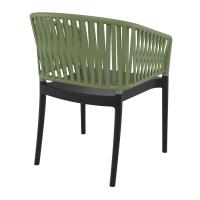 Portofino Armchair Black ISP212-BLA - 16