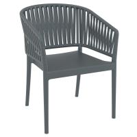 Portofino Armchair Dark Gray ISP212-DGR