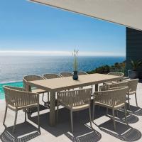 Portofino Armchair Taupe ISP212-DVR - 8