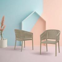 Portofino Armchair Taupe ISP212-DVR - 9