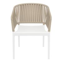 Portofino Armchair White ISP212-WHI - 12