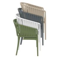 Portofino Armchair Dark Gray ISP212-DGR - 7