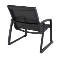 Pacific Club Arm Chair Black Frame - Black Sling ISP232-BLA-BLA - 7