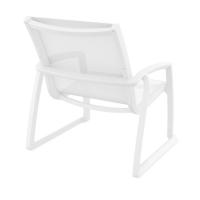 Pacific Club Arm Chair White Frame - White Sling ISP232-WHI-WHI - 4