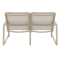 Pacific LoveSeat with Arms taupe Frame Taupe Sling ISP234-DVR-DVR - 3