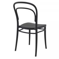 Marie Resin Outdoor Chair Black ISP251-BLA - 1