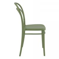Marie Resin Outdoor Chair Olive Green ISP251-OLG - 3