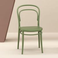 Marie Resin Outdoor Chair Olive Green ISP251-OLG - 5