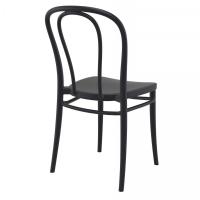 Victor Resin Outdoor Chair Black ISP252-BLA - 1
