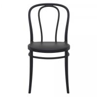 Victor Resin Outdoor Chair Black ISP252-BLA - 2