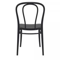 Victor Resin Outdoor Chair Black ISP252-BLA - 4
