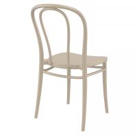 Victor Resin Outdoor Chair Taupe ISP252-DVR - 1