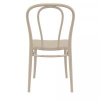 Victor Resin Outdoor Chair Taupe ISP252-DVR - 4