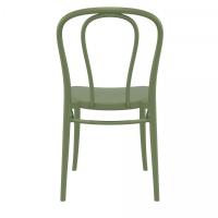 Victor Resin Outdoor Chair Olive Green ISP252-OLG - 4