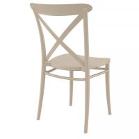 Cross Resin Outdoor Chair Taupe ISP254-DVR - 1