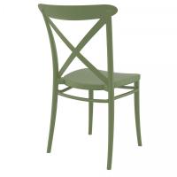 Cross Resin Outdoor Chair Olive Green ISP254-OLG - 1