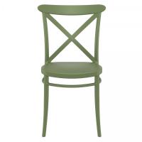 Cross Resin Outdoor Chair Olive Green ISP254-OLG - 2