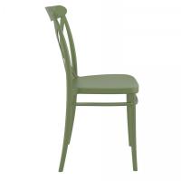 Cross Resin Outdoor Chair Olive Green ISP254-OLG - 3