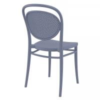 Marcel Resin Outdoor Chair Dark Gray ISP257-DGR - 1