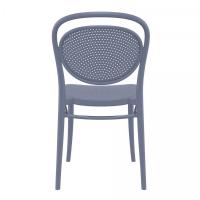 Marcel Resin Outdoor Chair Dark Gray ISP257-DGR - 4