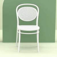 Marcel Resin Outdoor Chair White ISP257-WHI - 5