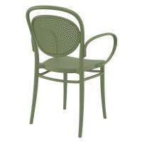 Marcel XL Resin Outdoor Arm Chair Olive Green ISP258-OLG - 1