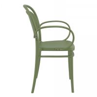 Marcel XL Resin Outdoor Arm Chair Olive Green ISP258-OLG - 3