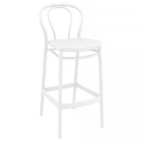 Victor Bar Stool White ISP262-WHI