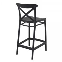 Cross Counter Stool Black ISP264-BLA - 1