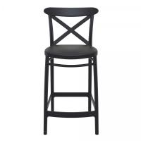 Cross Counter Stool Black ISP264-BLA - 2