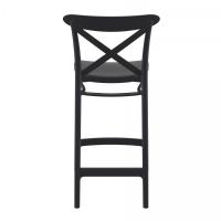 Cross Counter Stool Black ISP264-BLA - 4