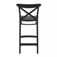 Cross Counter Stool Black ISP264-BLA - 4