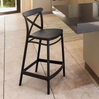 Cross Counter Stool Black ISP264-BLA - 5