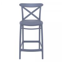 Cross Counter Stool Dark Gray ISP264-DGR - 2