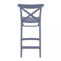 Cross Counter Stool Dark Gray ISP264-DGR - 4