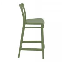 Cross Counter Stool Olive Green ISP264-OLG - 3