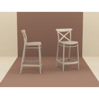 Cross Counter Stool Taupe ISP264-DVR - 8