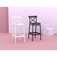 Cross Bar Stool Black ISP266-BLA - 6