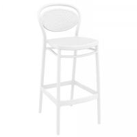 Marcel Bar Stool White ISP269-WHI