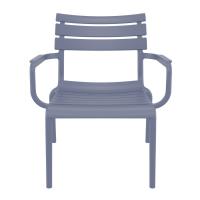 Paris Outdoor Club Lounge Chair Dark Gray ISP275-DGR - 2