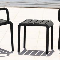 Paris Outdoor Side Table Black ISP277-BLA - 3
