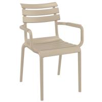 Paris Resin Outdoor Arm Chair Taupe ISP282-DVR