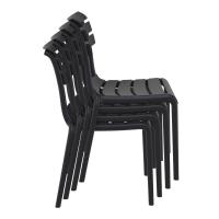 Helen Resin Outdoor Chair Black ISP284-BLA - 5