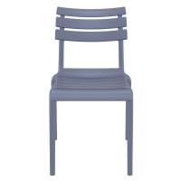 Helen Resin Outdoor Chair Dark Gray ISP284-DGR - 3