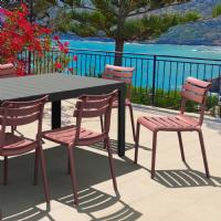 Helen Resin Outdoor Chair Marsala ISP284-MSL - 10